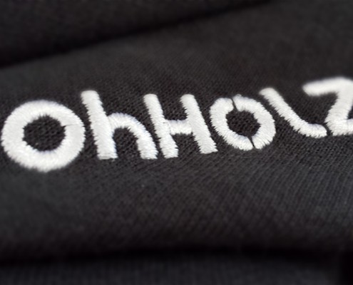 Rohholz The Plank Hoodie Stickerei