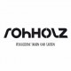 Rohholz Logo Sticker Aufkleber