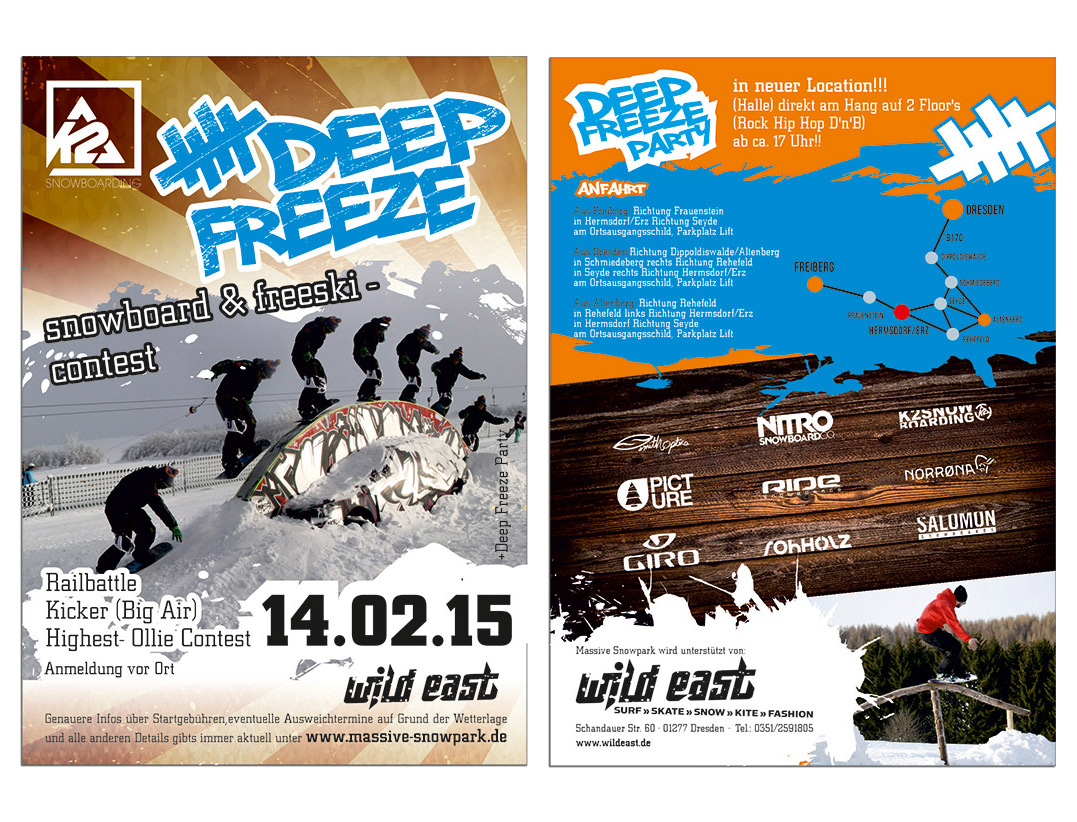 Rohholz supports Deep Freeze Snowboard & Freeski Contest
