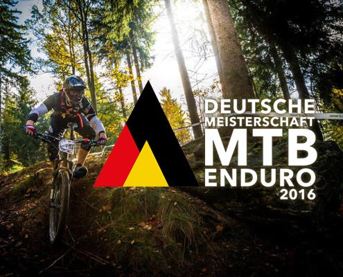 Rohholz bei der DM MTB-Enduro Schöneck