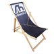 Beach Chair - Rohholz Liegestuhl aus Holz