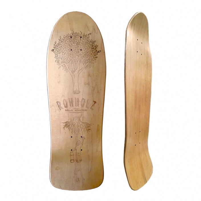 Rollin Memories Skateboard - Rohholz