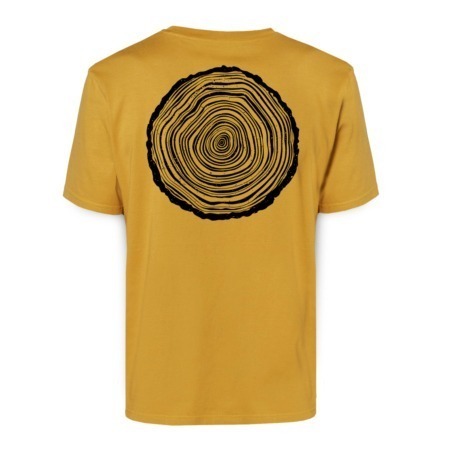 Rings T-Shirt mustard - Rohholz