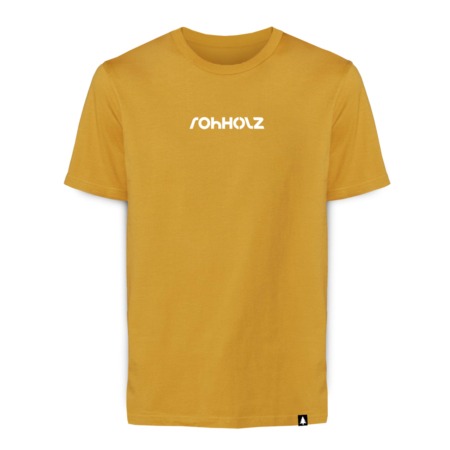 Rings T-Shirt mustard - Rohholz